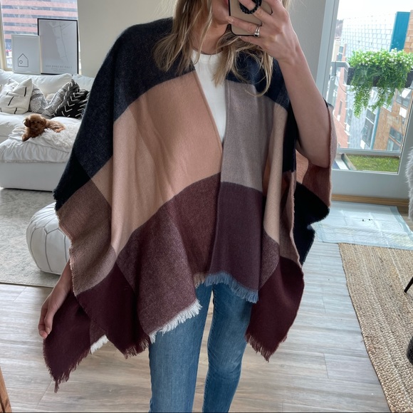 Poncho from Target - Checked Pattern - Picture 4 of 4